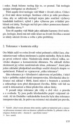 V zápasech za Boží věc / INTERPRETACE / Oto Mádr a jeho teologická koncepce svědomí (Jozef Kuzár) / strana 135