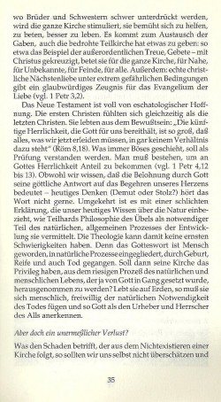 Wie Kirche nicht stirbt / Modus moriendi der Kirche / Seite 35