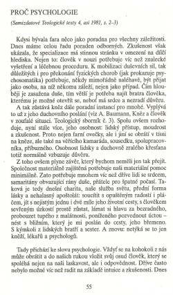 Slovo o této době / Proč psychologie / strana 55