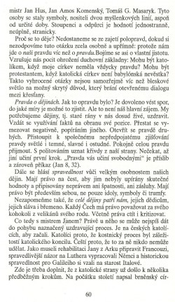 Slovo o této době / Náš Mistr Jan Hus? / strana 60