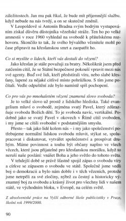 V zápasech za Boží věc / ROZHOVORY / S Kateřinou Šťastnou-Beščecovou o svobodě ve vězení / strana 90