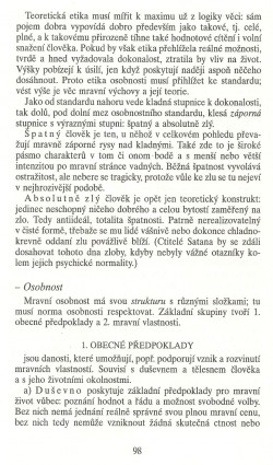 Slovo o této době / Mravní osobnost / strana 98