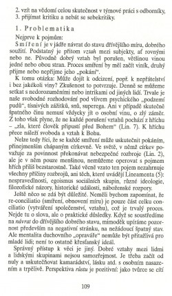 Slovo o této době / Pokání anebo smíření (K biskupskému synodu 1983) / strana 109