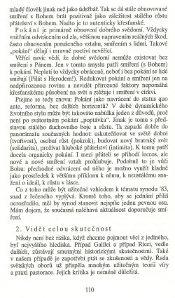 Slovo o této době / Pokání anebo smíření (K biskupskému synodu 1983) / strana 110