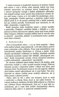 Slovo o této době / Pokání anebo smíření (K biskupskému synodu 1983) / strana 111