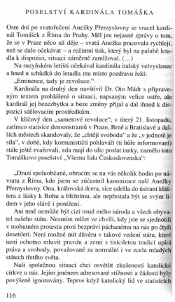V zápasech za Boží věc / DOKUMENTY / Poselství kardinála Tomáška / strana 116