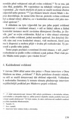 V zápasech za Boží věc / INTERPRETACE / Oto Mádr a jeho teologická koncepce svědomí (Jozef Kuzár) / strana 139