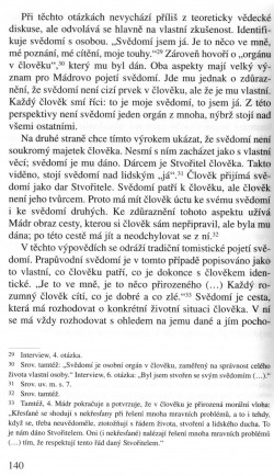 V zápasech za Boží věc / INTERPRETACE / Oto Mádr a jeho teologická koncepce svědomí (Jozef Kuzár) / strana 140