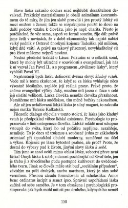 Slovo o této době / Největší je láska / strana 150