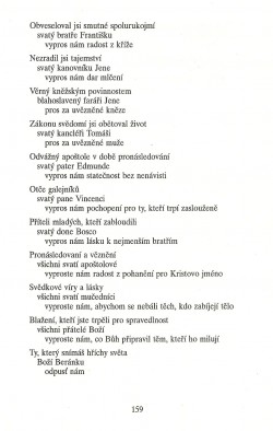 Slovo o této době / Mírovské litanie / strana 159