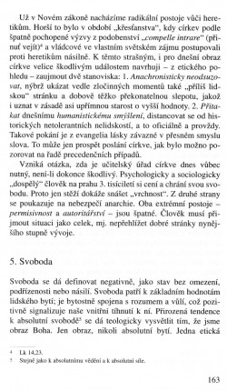 V zápasech za Boží věc / TEXTY / Ortodoxie a tolerance z hlediska etiky. Výzva postmoderny / strana 163