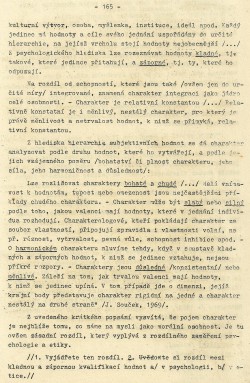 Mravouka / VI. kapitola: MRAVNÍ OSOBNOST / strana 165