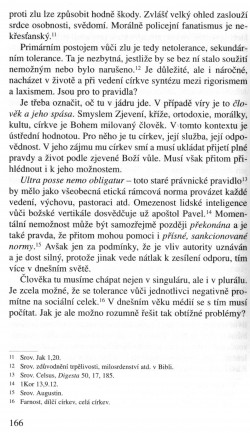 V zápasech za Boží věc / TEXTY / Ortodoxie a tolerance z hlediska etiky. Výzva postmoderny / strana 166 V zápasech za Boží věc / TEXTY / Ortodoxie a tolerance z hlediska etiky. Výzva postmoderny / strana 166
