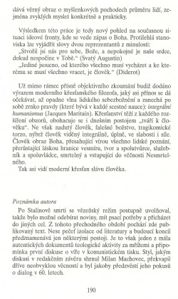 Slovo o této době / Pro et contra / strana 190