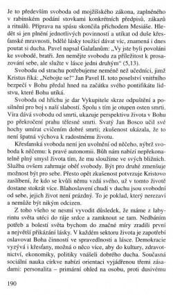 V zápasech za Boží věc / TEXTY / Křesťanská morálka a svoboda / strana 190