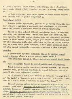 Mravouka / VI. kapitola: MRAVNÍ OSOBNOST / strana 201