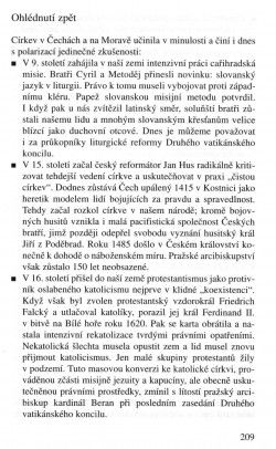 V zápasech za Boží věc / TEXTY / Teologie v polarizované církvi – případ Česka / strana 209