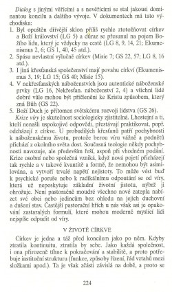 Slovo o této době / Církev dnes a zítra / strana 224