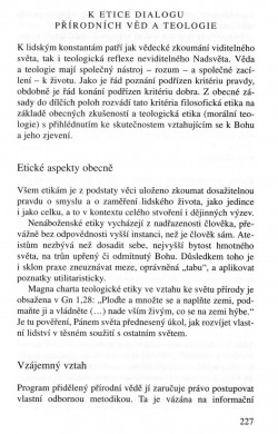 V zápasech za Boží věc / TEXTY / Člověk ekologický – zahradník země / strana 227