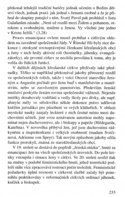 V zápasech za Boží věc / TEXTY / Žena laik v církvi podle církevních dokumentů / strana 233