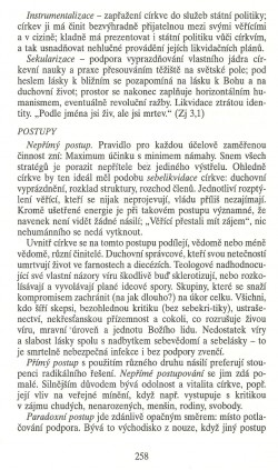 Slovo o této době / Jak církev neumírá (K teologii ohrožené církve) / strana 258