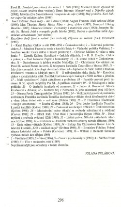 Slovo o této době / Biografický přehled / Bibliografické poznámky (Jolana Poláková) / strana 296