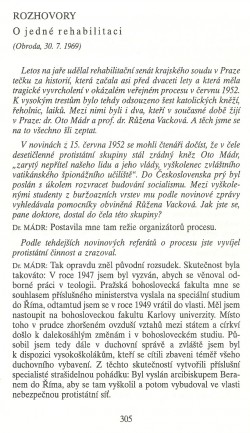 Slovo o této době / Rozhovory (Obroda, Katolický týdeník) / strana 305