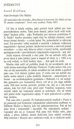 Slovo o této době / Svědectví (Josef Zvěřina, Petr Příhoda) / strana 312