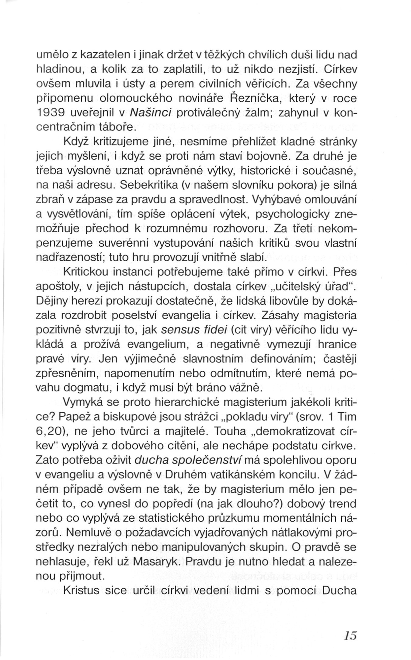 K jádru věci / Kritika jako služba / strana 15