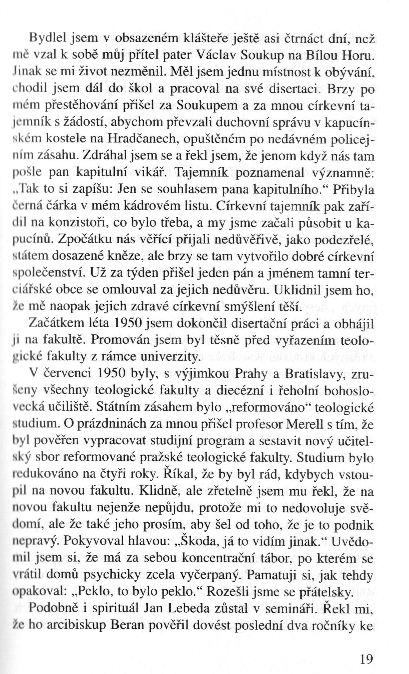 V zápasech za Boží věc / VZPOMÍNKY / Poúnorové dusno / strana 19