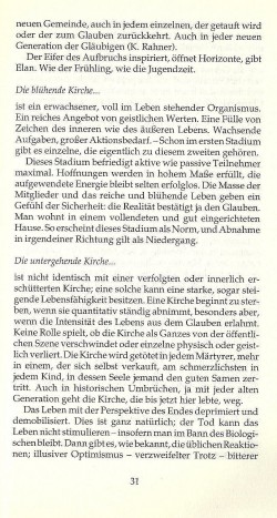 Wie Kirche nicht stirbt / Modus moriendi der Kirche / Seite 31