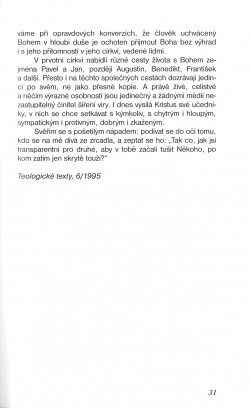 K jádru věci / Osobní inkulturace víry / strana 31