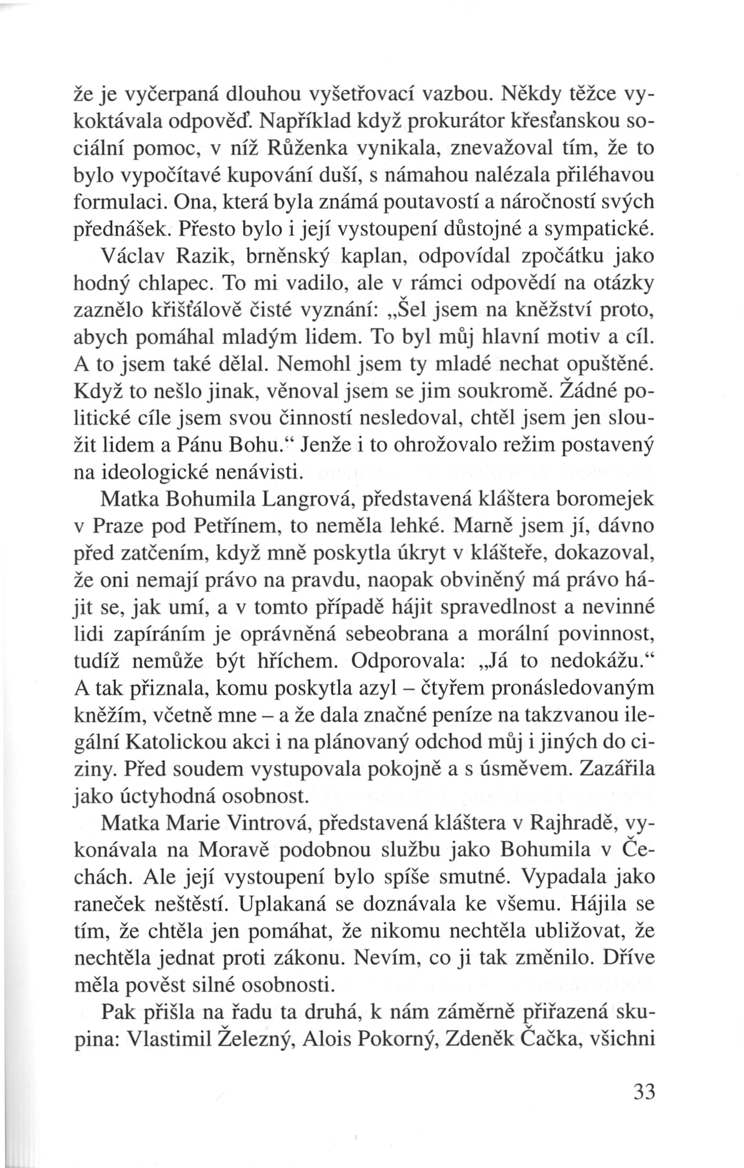 V zápasech za Boží věc / VZPOMÍNKY / Monstrproces / strana 33