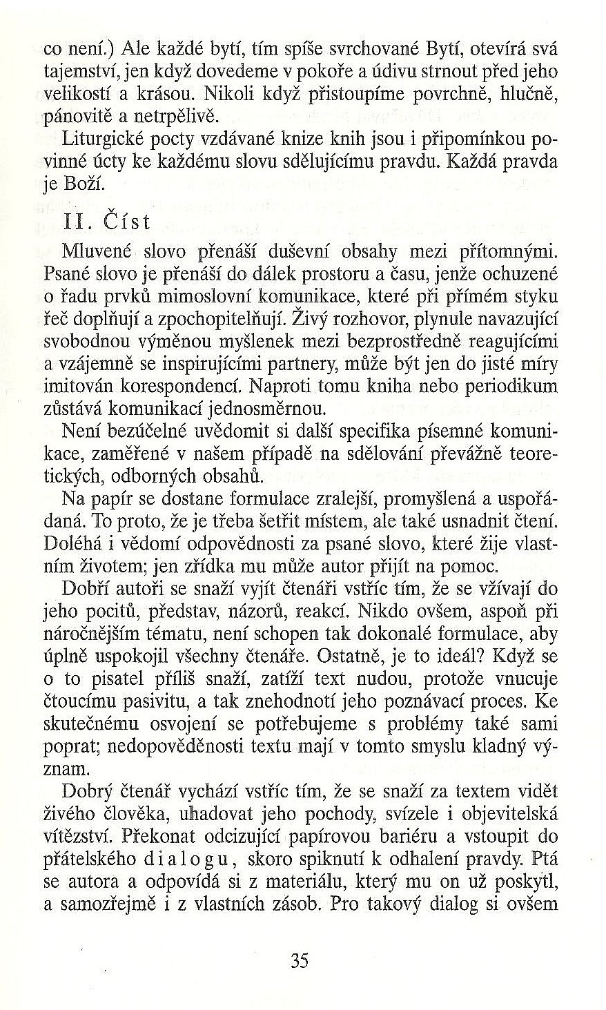 Slovo o této době / Umění číst periodikum / strana 35