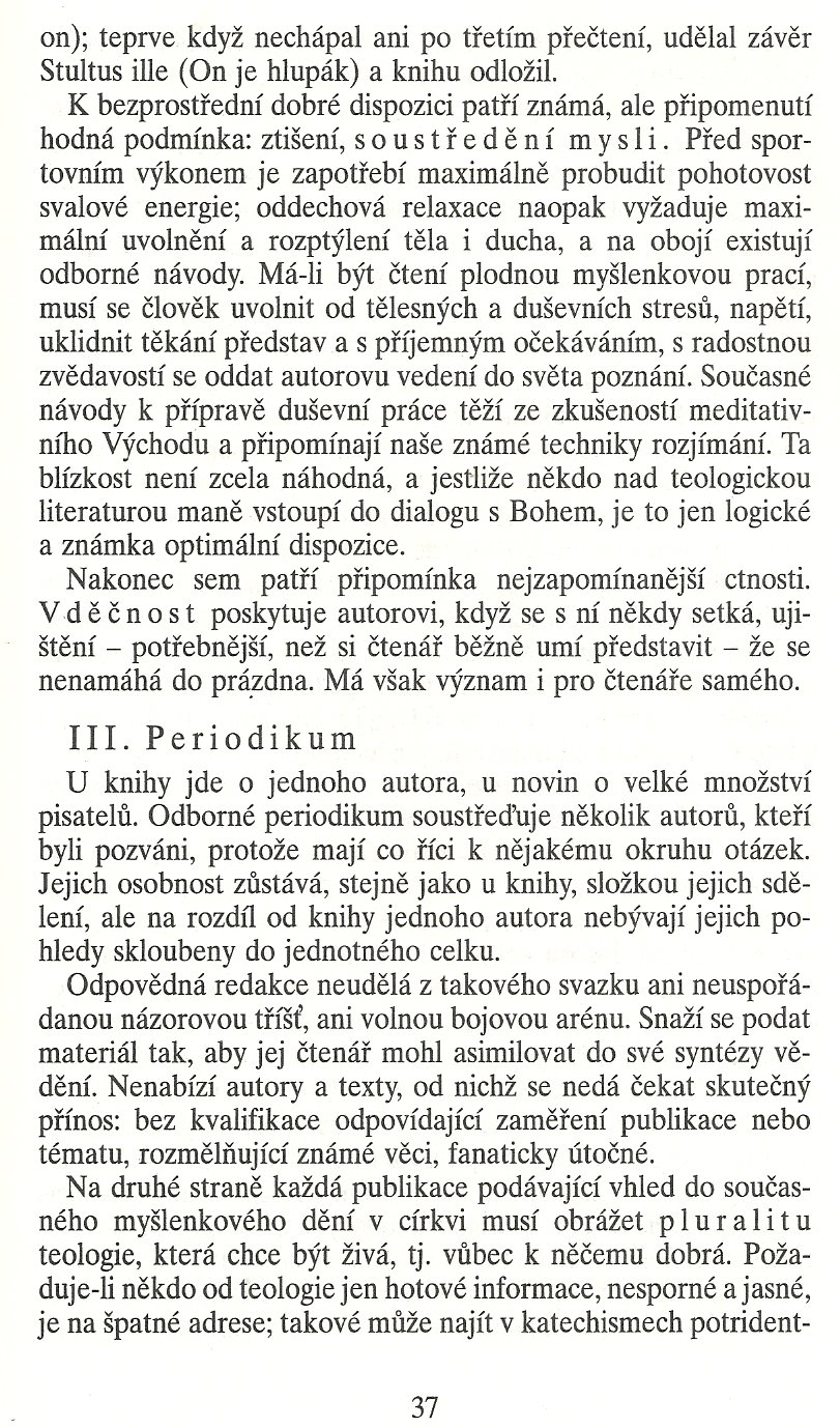 Slovo o této době / Umění číst periodikum / strana 37