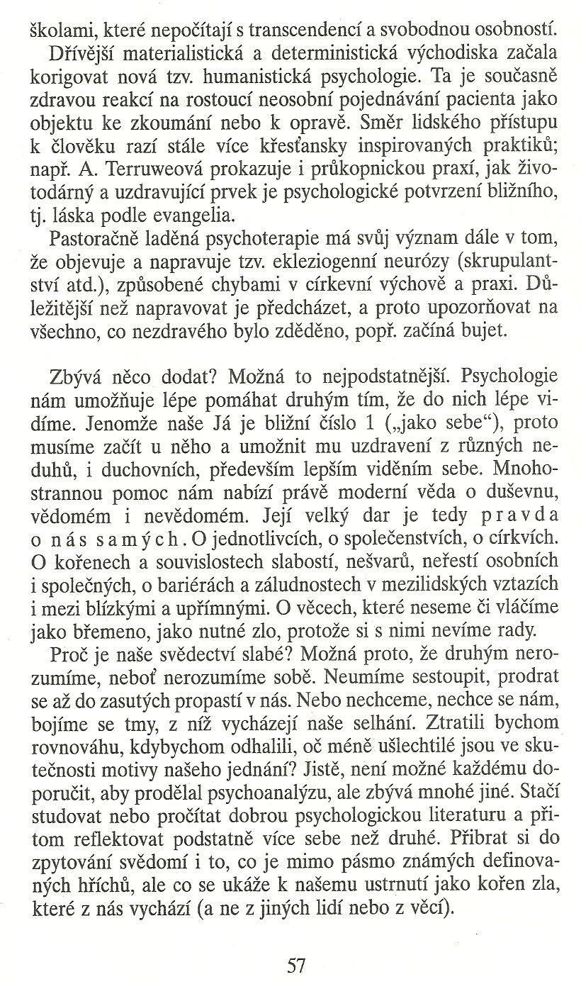 Slovo o této době / Proč psychologie / strana 57