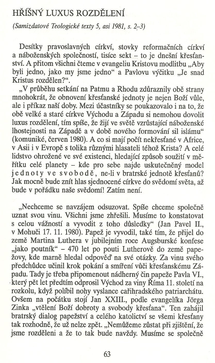 Slovo o této době / Hříšný luxus rozdělení / strana 63