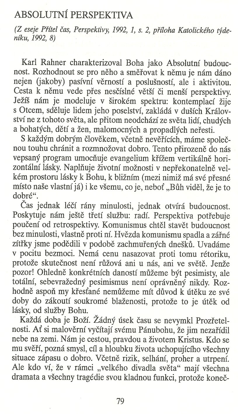 Slovo o této době / Absolutní perspektiva / strana 79
