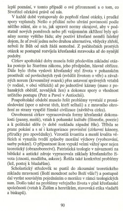 Slovo o této době / Minulost a dnešek morální teologie / strana 90