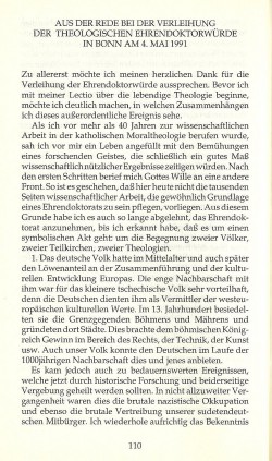 Wie Kirche nicht stirbt / Aus der Rede bei der Verleihung der Theologischen Ehrendoktorwürde in Bonn am 4. 5. 1991 / Seite 110