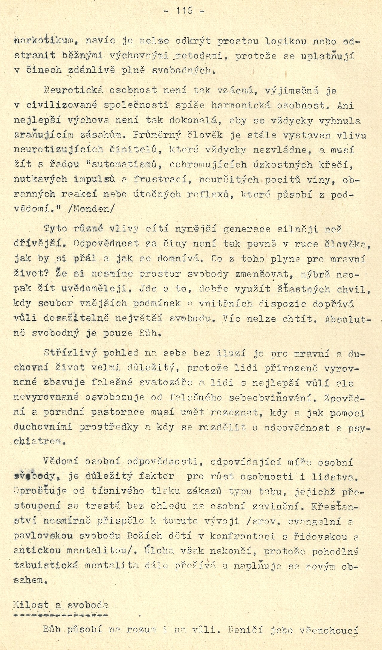 Mravouka / IV. kapitola: MRAVNÍ VOLBA / strana 116