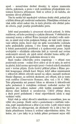 Slovo o této době / Otázky kolem svatého přijímání / strana 117