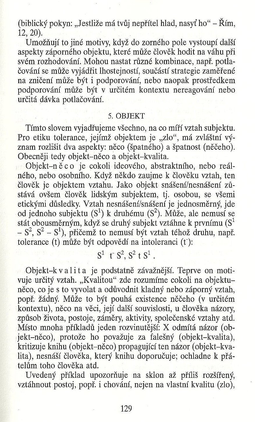 Slovo o této době / Tolerance v kontextu etiky / strana 129