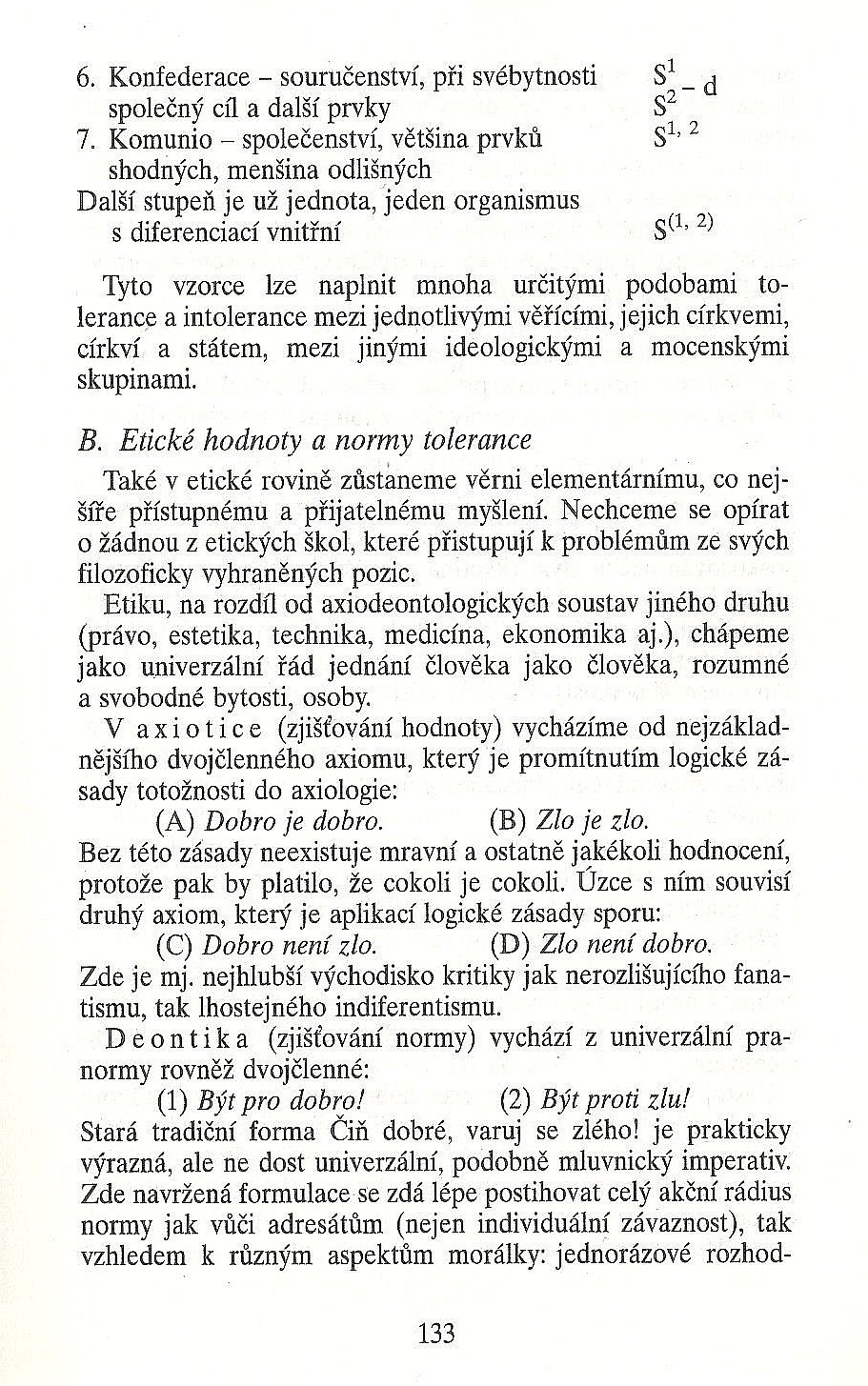 Slovo o této době / Tolerance v kontextu etiky / strana 133