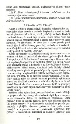 Slovo o této době / Tolerance v kontextu etiky / strana 137