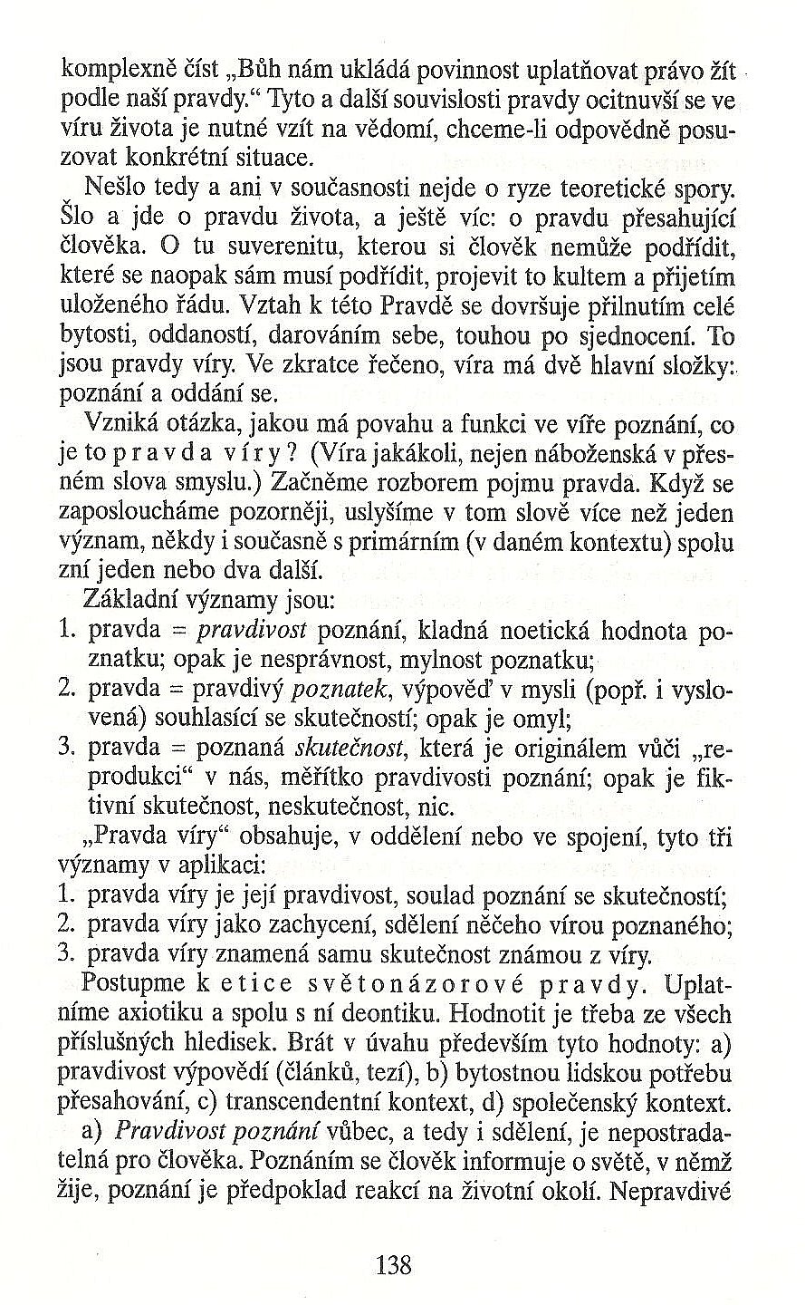 Slovo o této době / Tolerance v kontextu etiky / strana 138