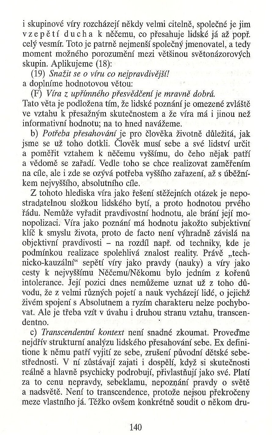 Slovo o této době / Tolerance v kontextu etiky / strana 140