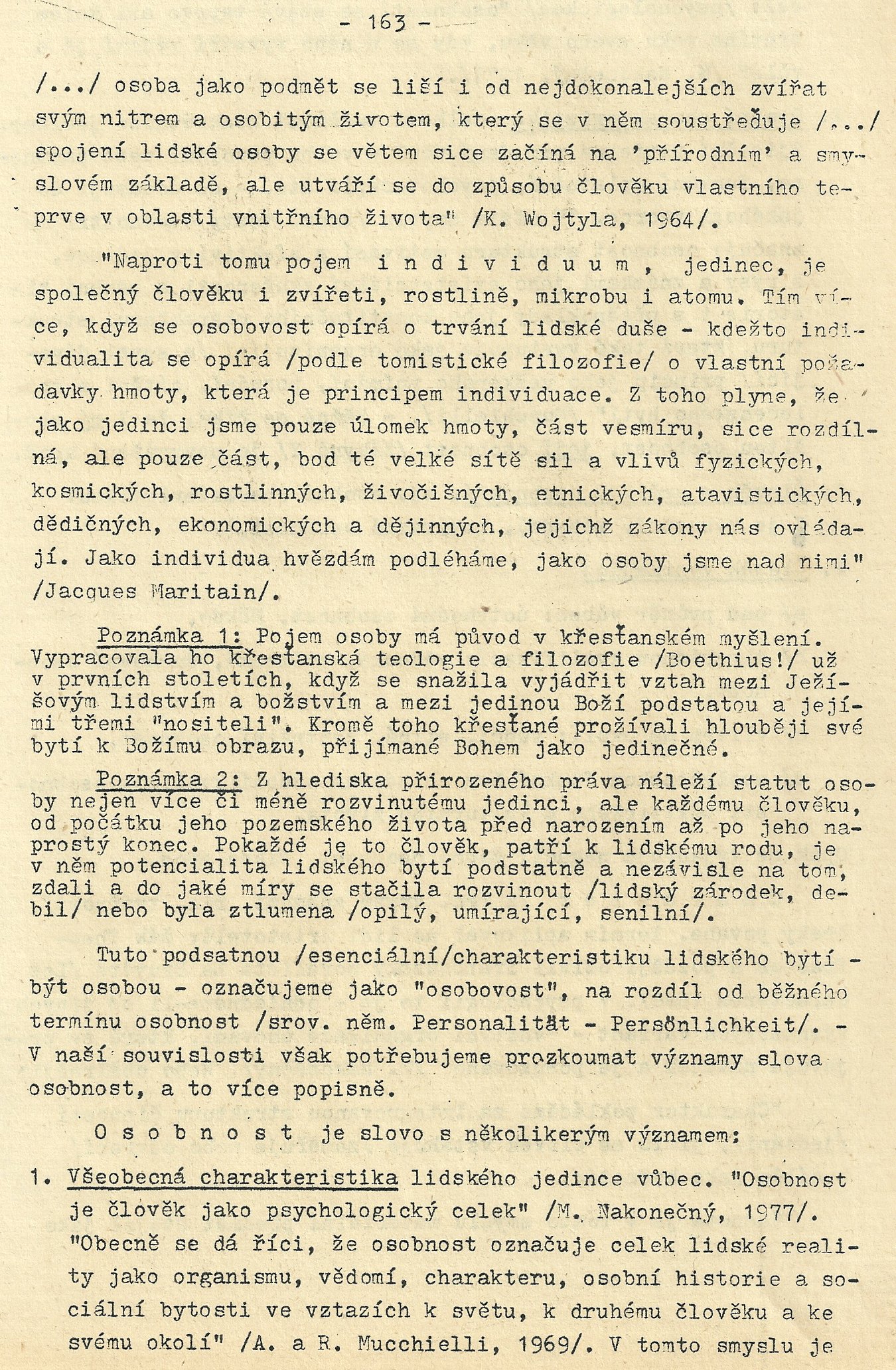 Mravouka / VI. kapitola: MRAVNÍ OSOBNOST / strana 163