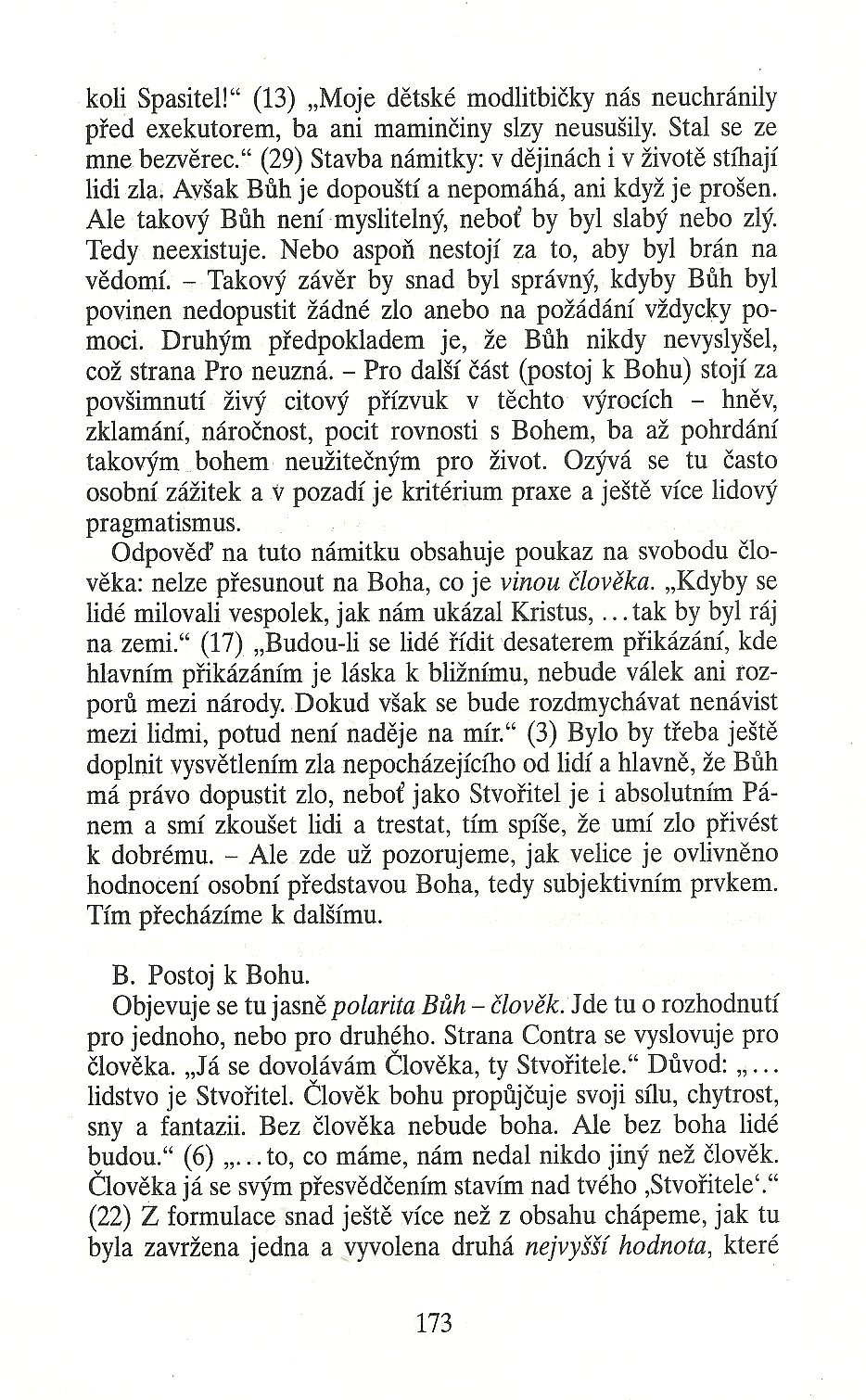 Slovo o této době / Pro et contra / strana 173