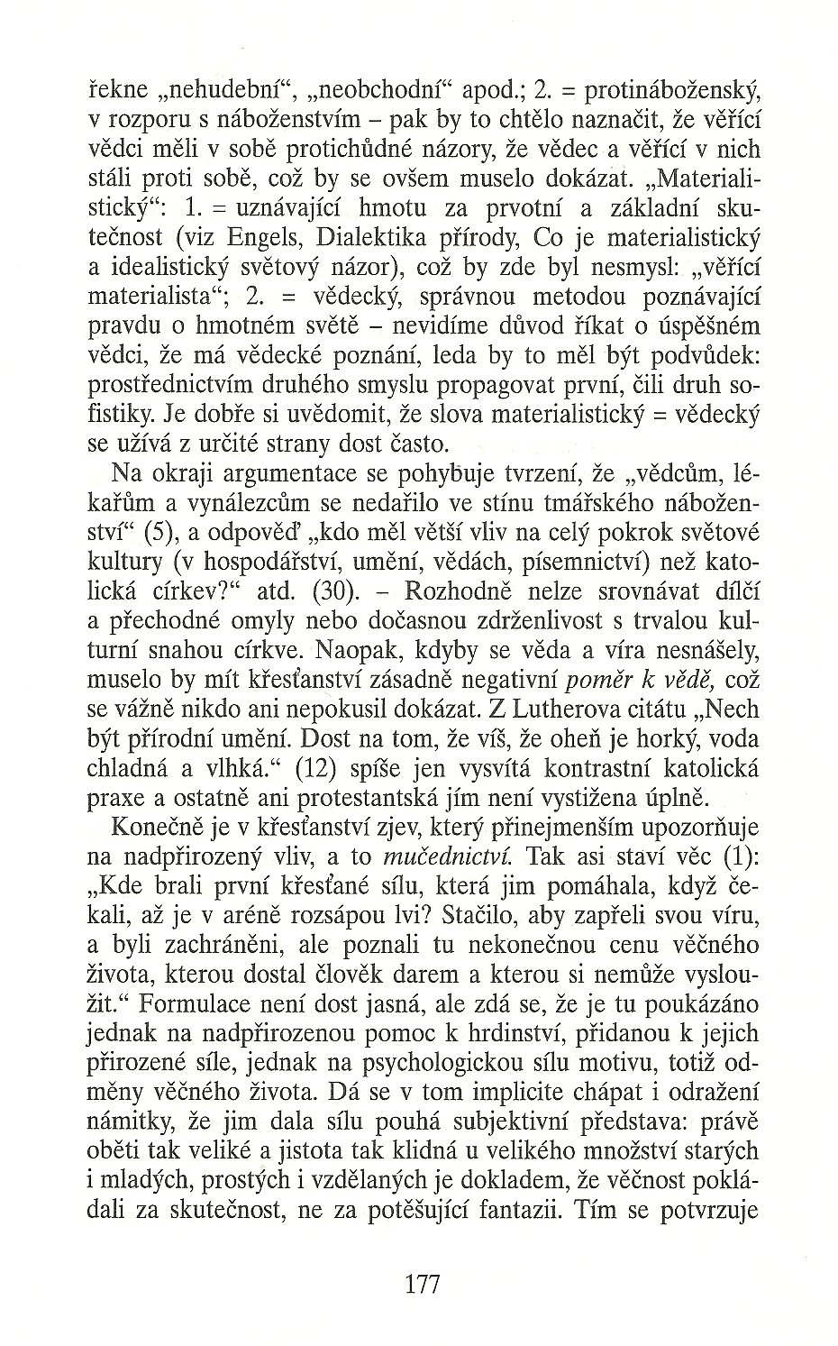 Slovo o této době / Pro et contra / strana 177